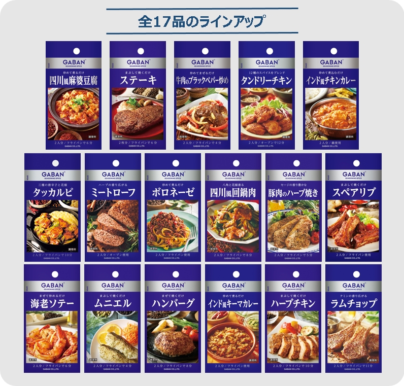 高品質な味と香り”に肉料理の新たなラインアップ！ ハウス「GABAN