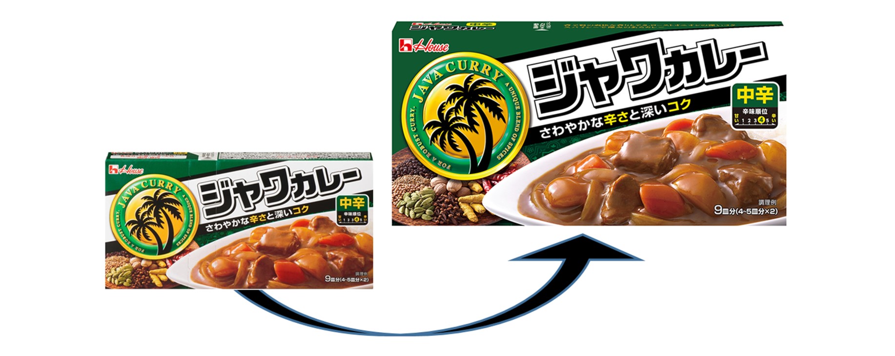 爽快な香りと辛さがアップ ハウス「ジャワカレー」 ＜辛口