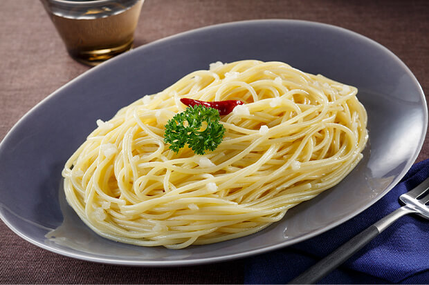 みじん切りにんにくのペペロンチーノ