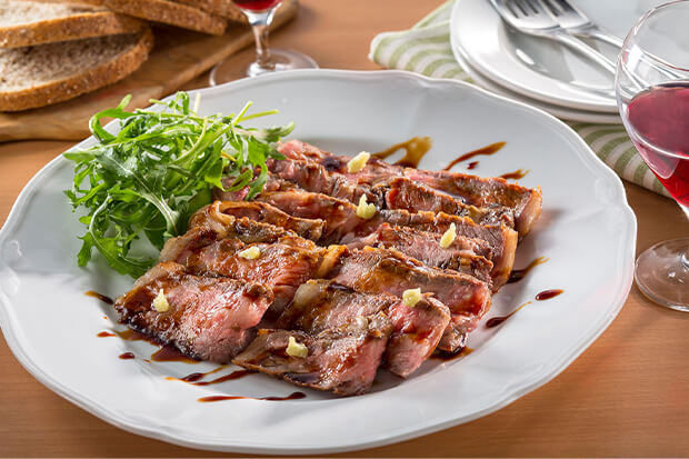 ステーキ肉で簡単ローストビーフ