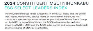 2024 CONSTITUENT MSCI NIHONKABU ESG SELECT LEADERS INDEX