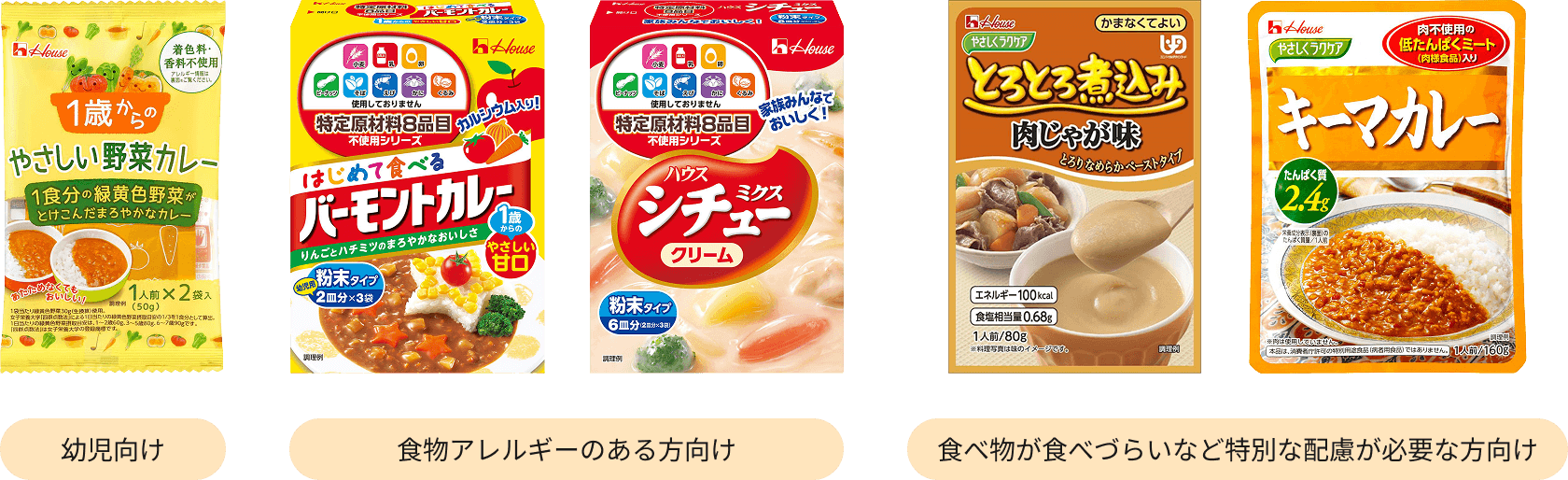 幼児向け 食物アレルギー 食べ物が食べづらいなど特別な配慮が必要な方向け