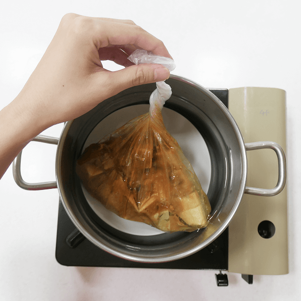 お湯ポチャレシピ&reg;<高野豆腐の麻婆豆腐>