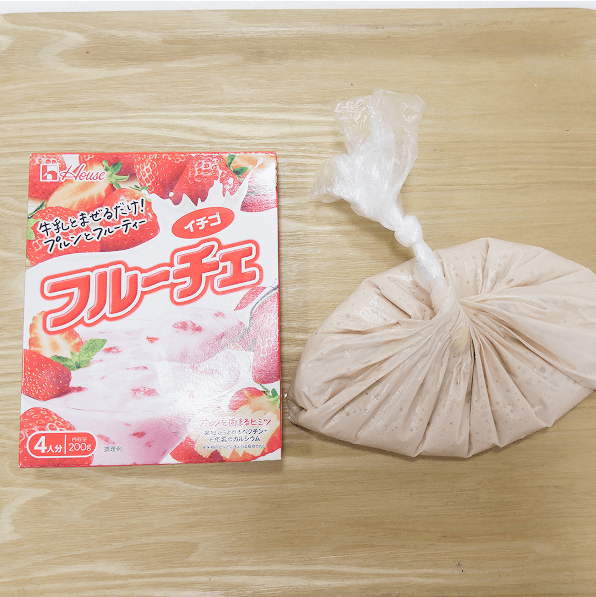 お湯ポチャレシピ&reg;<フルーチェ蒸しパン>