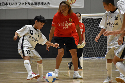 エキシビションマッチの様子