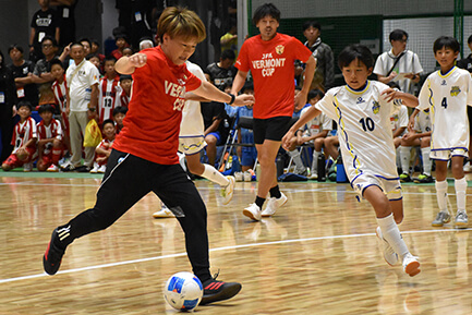 エキシビションマッチの様子