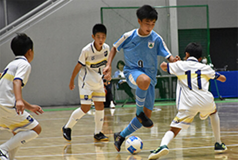 バーモントカップ全日本少年フットサル大会の様子