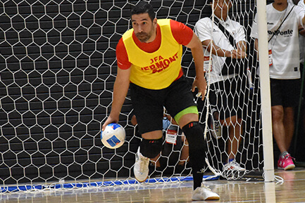 エキシビションマッチの様子