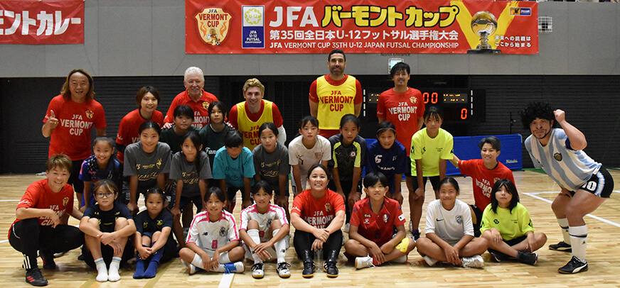 エキシビションマッチの様子