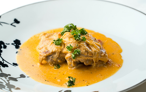 鶏のワインヴィネガー煮