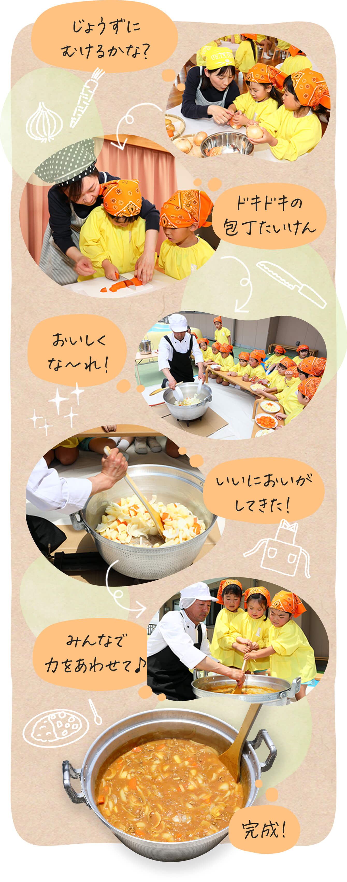 “はじめて”がいっぱい!カレーづくりのリアルな反応