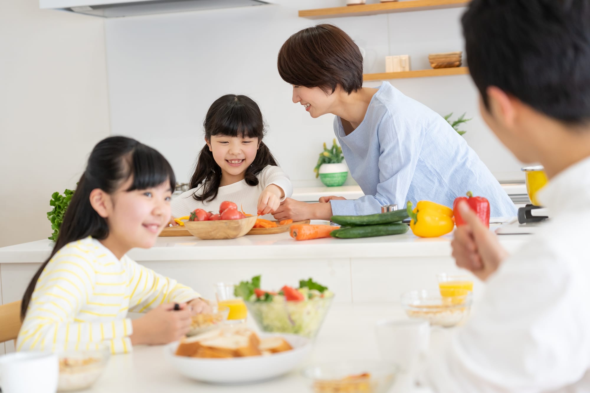 【1】ごはんは作りながら食べたってオッケー！