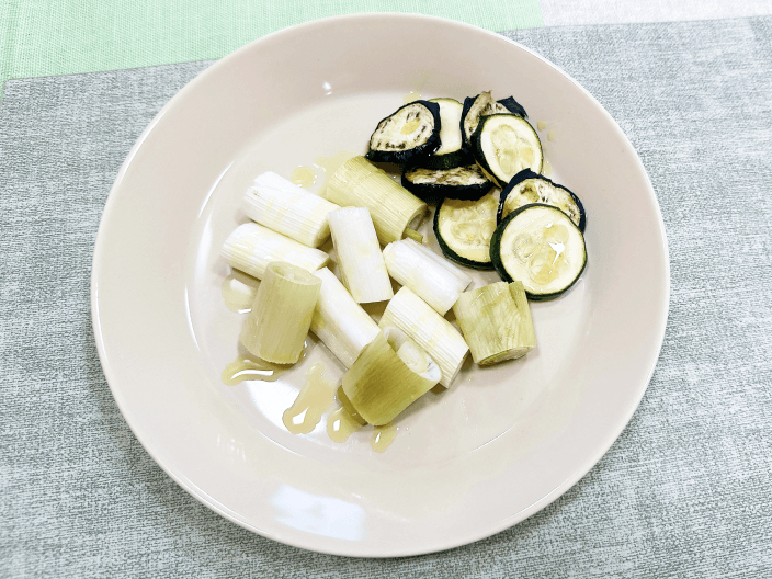 長ねぎの野菜グリル