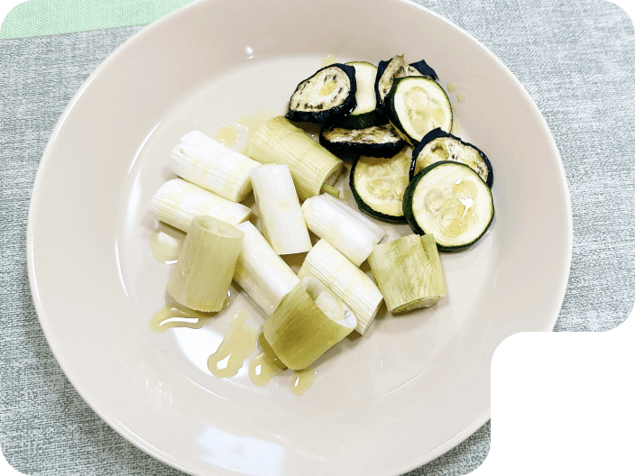 長ねぎの野菜グリル